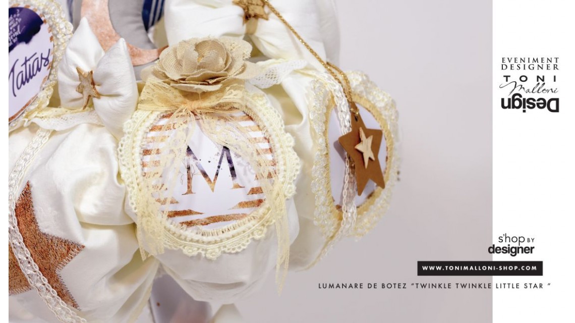 Lumanare de botez baieti personalizata, 65x4cm, Twinkle Twinkle little star  20